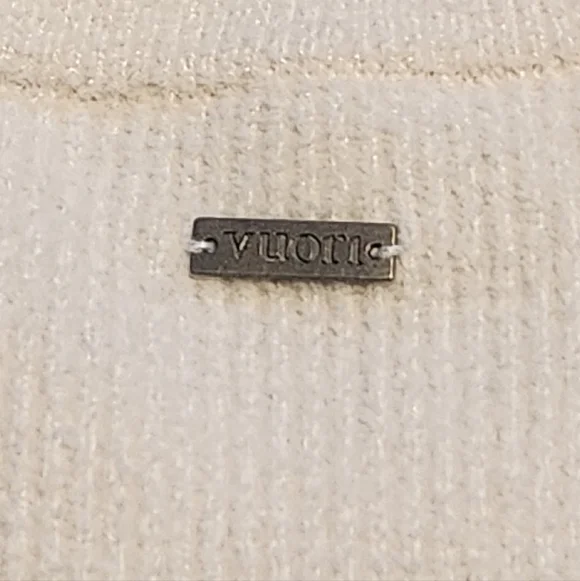 Men's Vuori Midweight Rib Sweater. Ivory. Size M. EUC